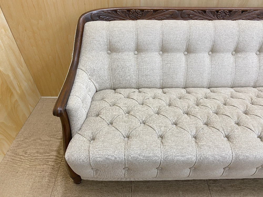 ソファ張り替えビフォーアフター