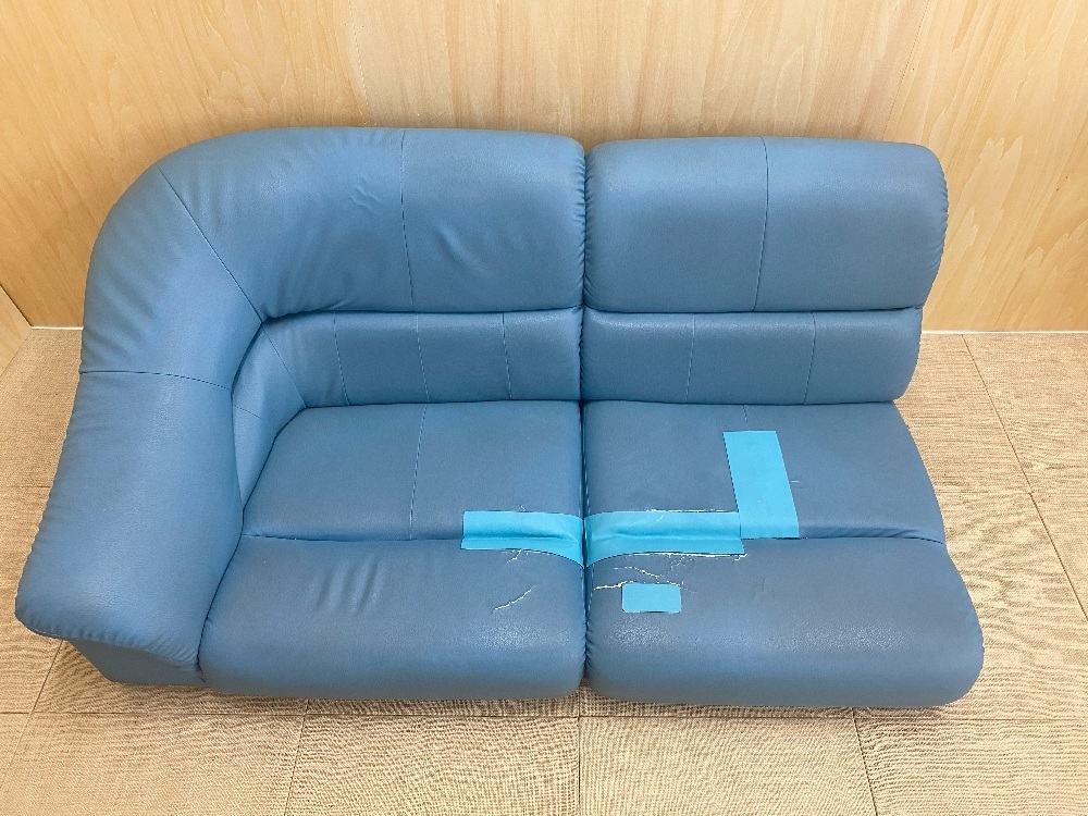 ソファ張り替え、バネ修理ビフォーアフター