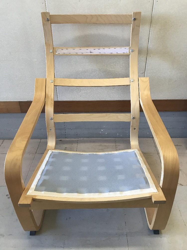 椅子の張り替えビフォーアフター