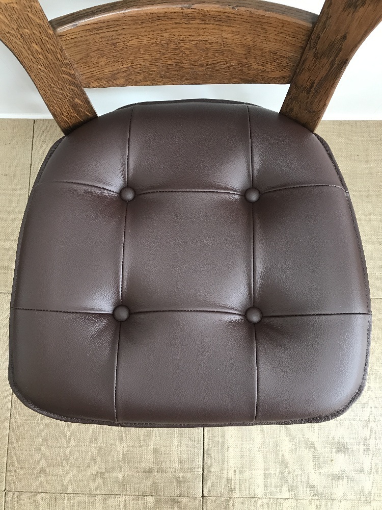 椅子の張り替えビフォーアフター