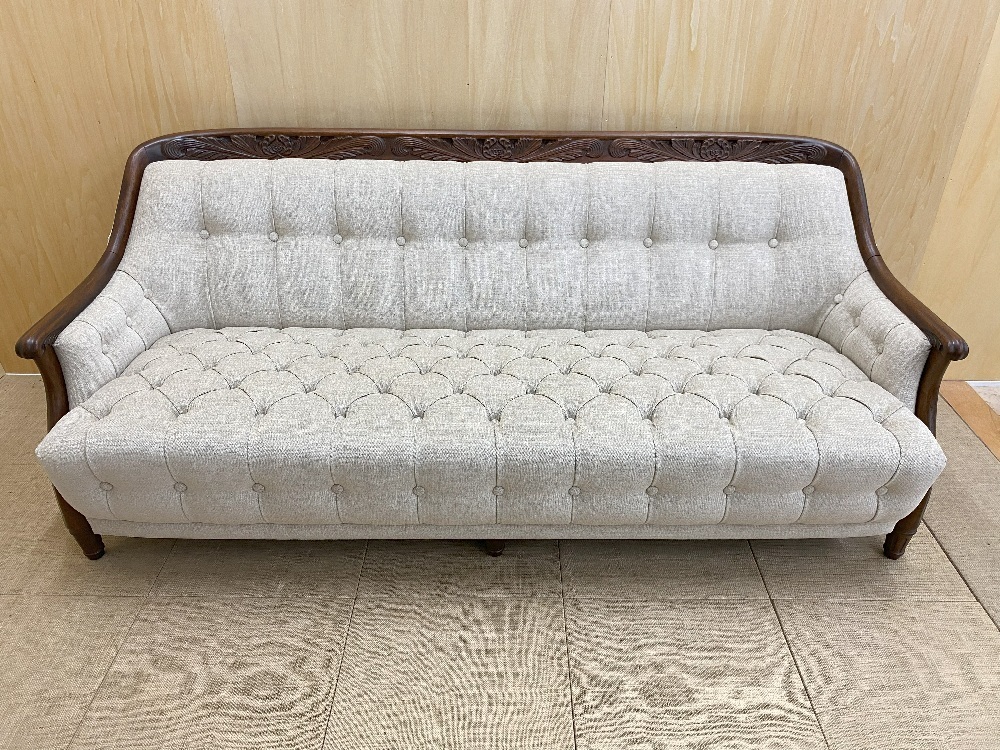 ソファ張り替え、バネ修理アフター
