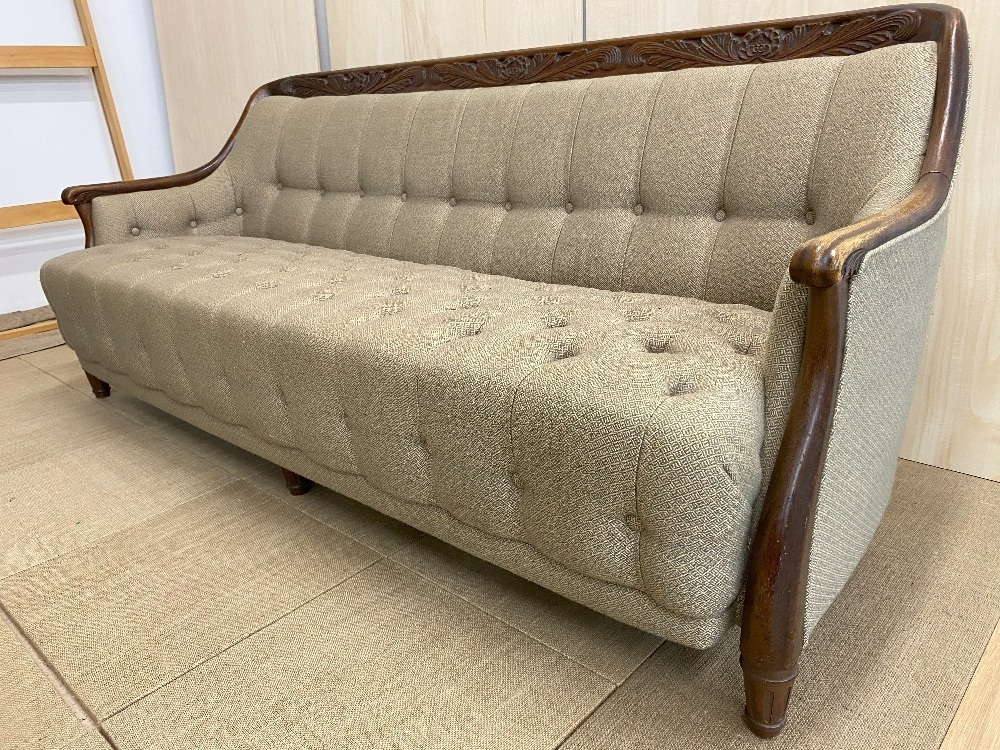 ソファ張り替えビフォーアフター