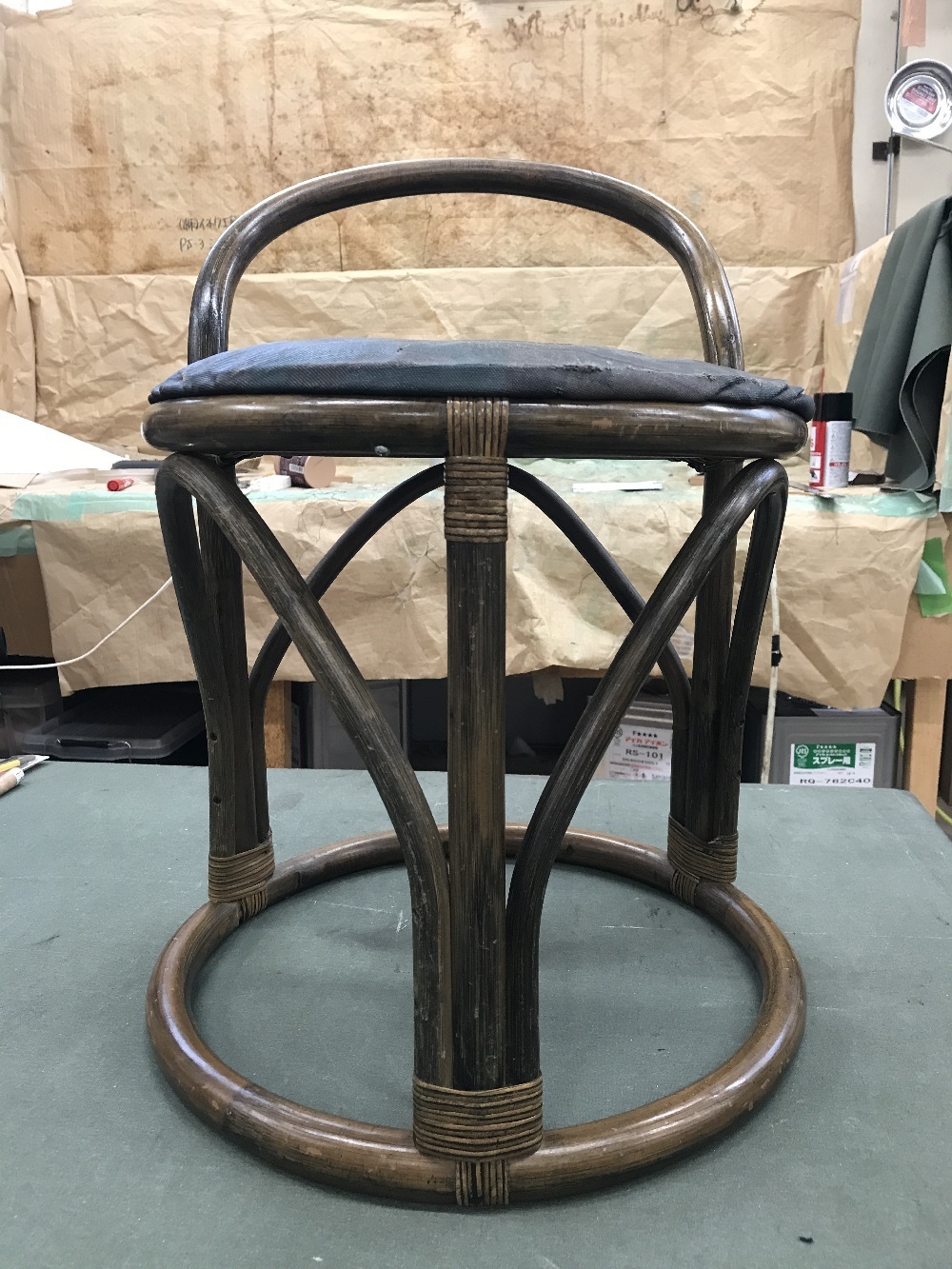 椅子の張り替えビフォーアフター