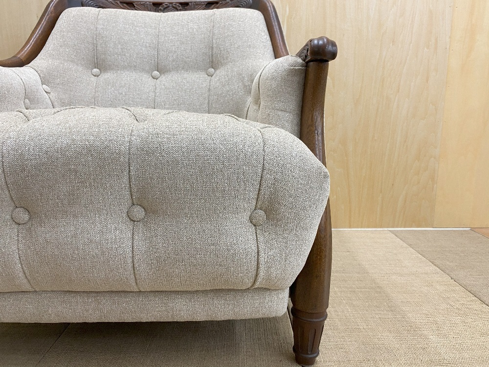 ソファ張り替え、バネ修理ビフォーアフター