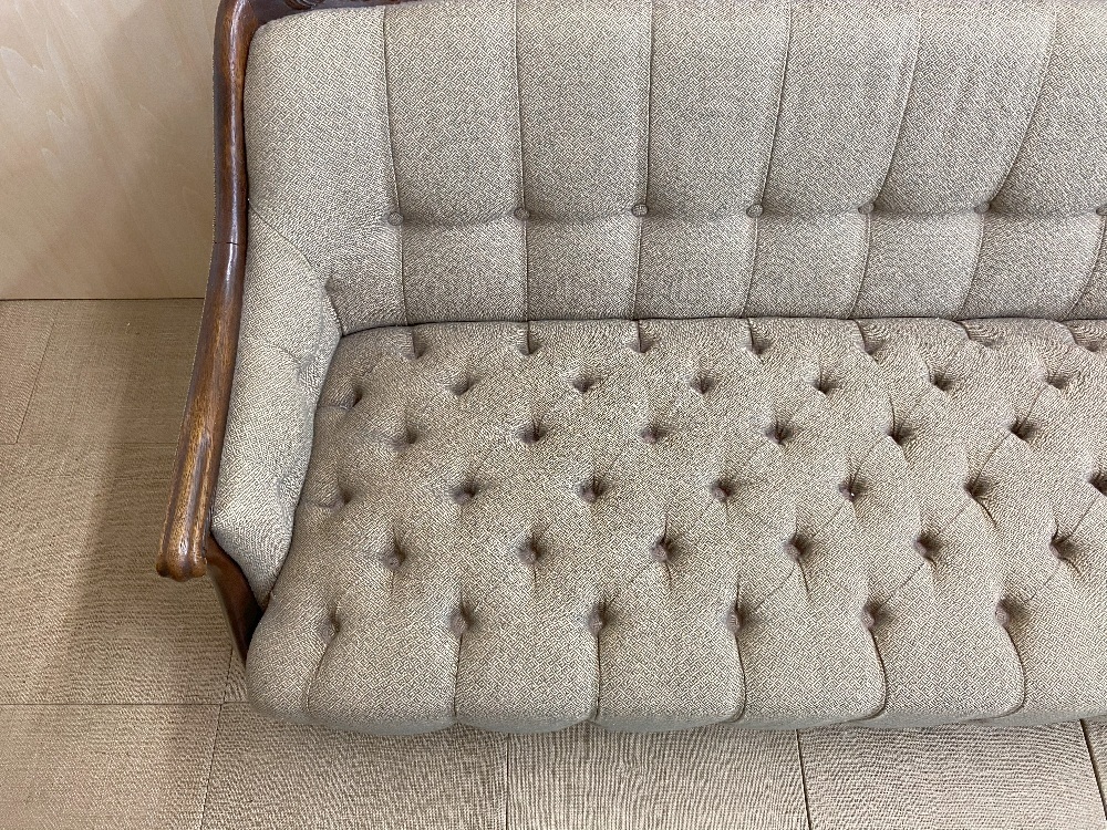 ソファ張り替えビフォーアフター