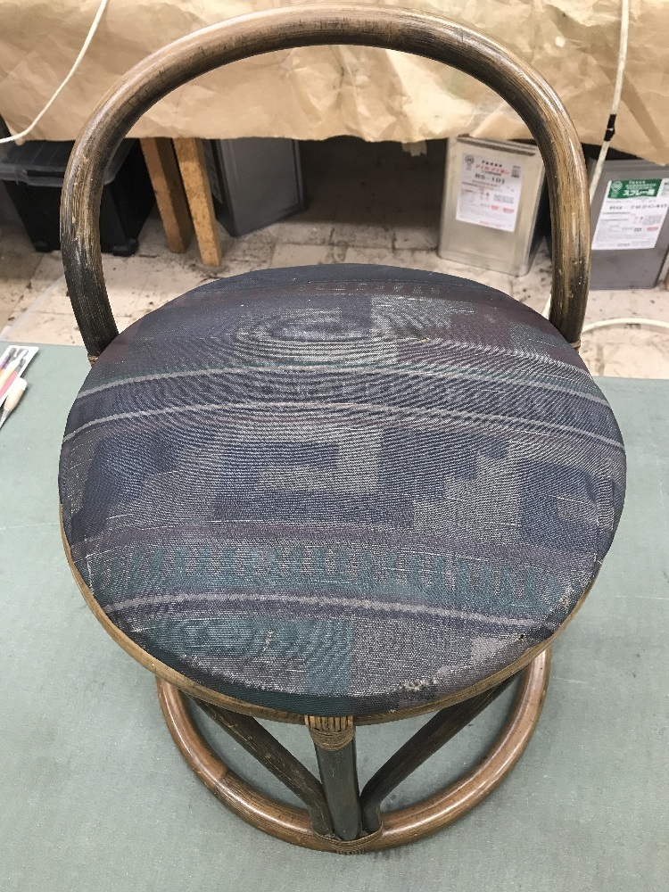 椅子の張り替えビフォーアフター