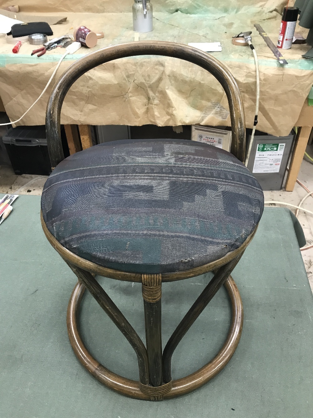 椅子の張り替えビフォーアフター