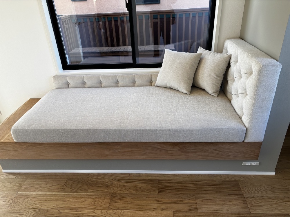 ソファ張り替え、バネ修理ビフォー