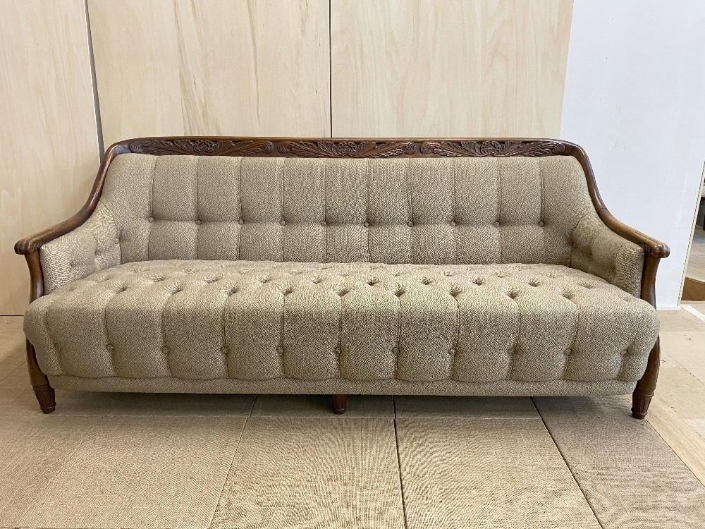 ソファ張り替えビフォーアフター