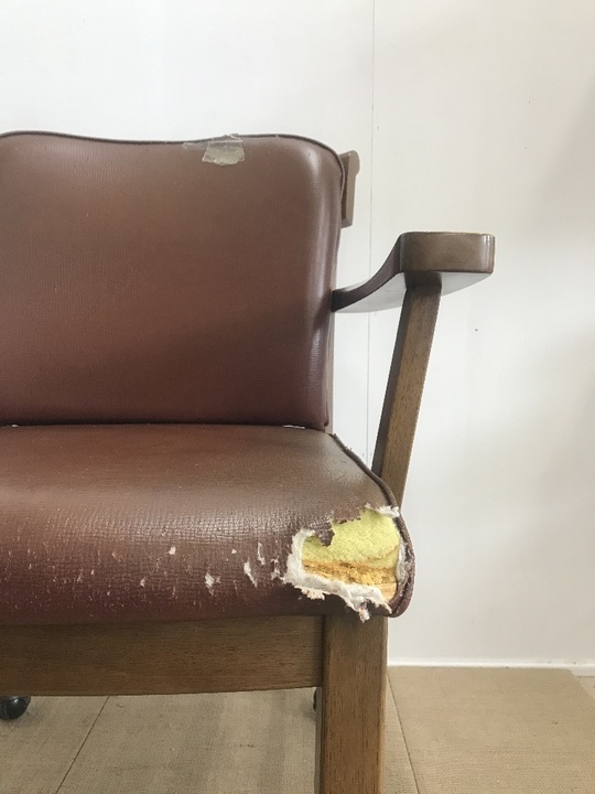 椅子の張り替えビフォーアフター