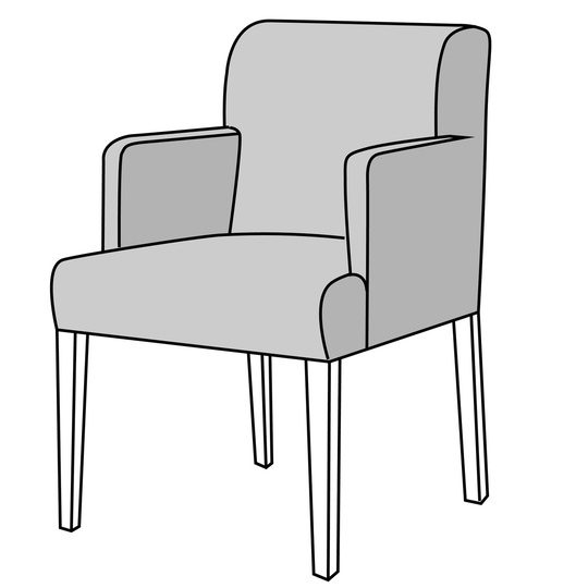 肘付き椅子の張り替え修理「イマトク工芸」埼玉県所沢市