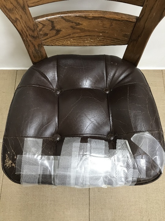 椅子の張り替えビフォーアフター