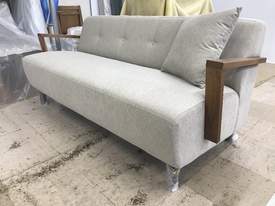 ソファ張り替えビフォーアフター