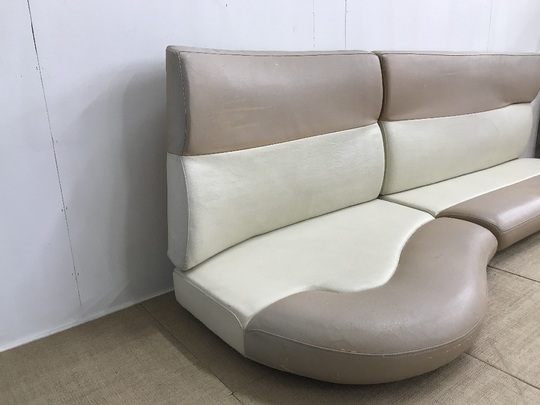 ソファ張り替え、バネ修理ビフォーアフター