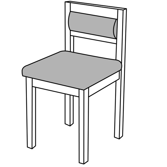 ダイニングチェア③の張り替え修理「イマトク工芸」埼玉県所沢市