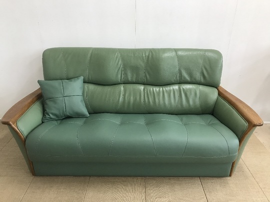 3人掛けソファ張り替え、バネ修理アフター