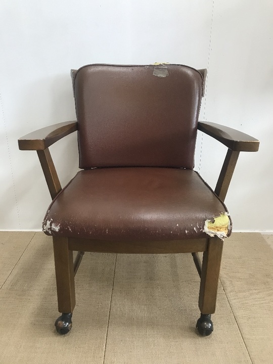 椅子の張り替えビフォーアフター