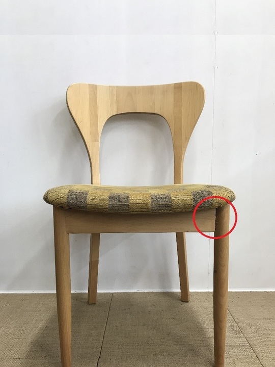 椅子の張り替えビフォーアフター