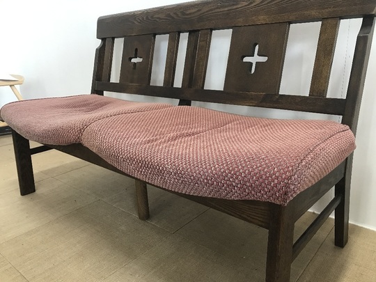 ソファ張り替え、バネ修理ビフォーアフター