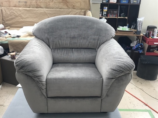 ソファ張り替え、バネ修理ビフォーアフター