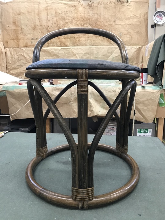 椅子の張り替えビフォーアフター