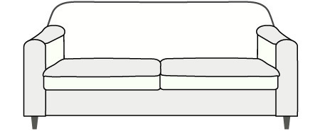 2人掛けソファの張り替え修理「イマトク工芸」埼玉県所沢市