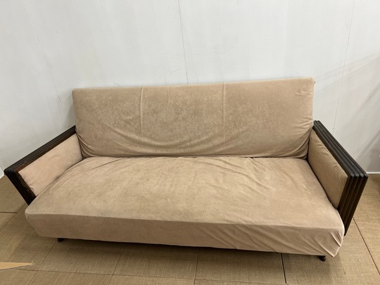 3人掛けソファ張り替え、バネ修理ビフォー