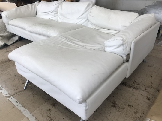 ソファ張り替えビフォーアフター