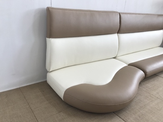 ソファ張り替え、バネ修理ビフォーアフター