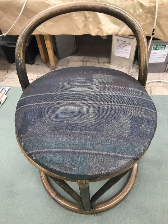 椅子の張り替えビフォーアフター