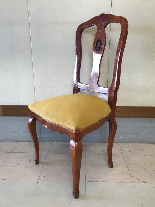 椅子の張り替えビフォーアフター