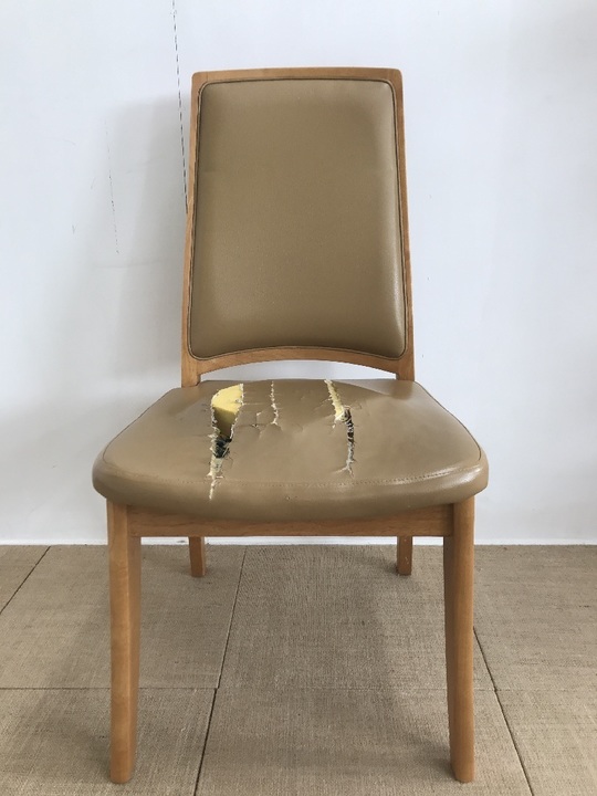 椅子の張り替えビフォーアフター