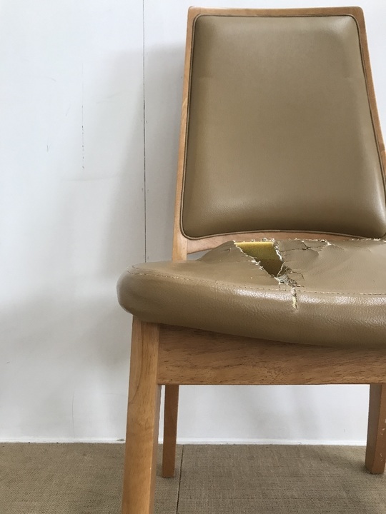 椅子の張り替えビフォーアフター