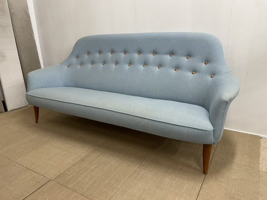 3人掛けソファ張り替え、バネ修理ビフォー