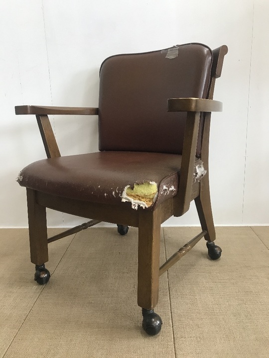 椅子の張り替えビフォーアフター