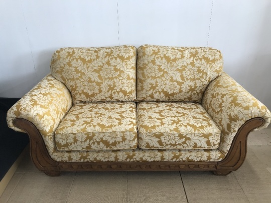 ソファ張り替え、バネ修理ビフォーアフター