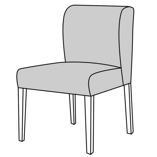 サイドチェアの張り替え修理「イマトク工芸」埼玉県所沢市