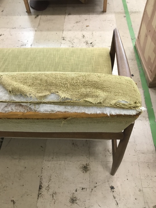 ソファ張り替えビフォーアフター