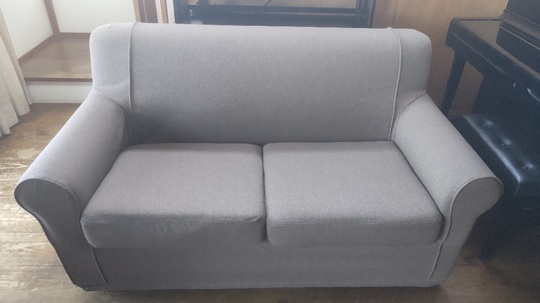 ソファ張り替え、バネ修理アフター