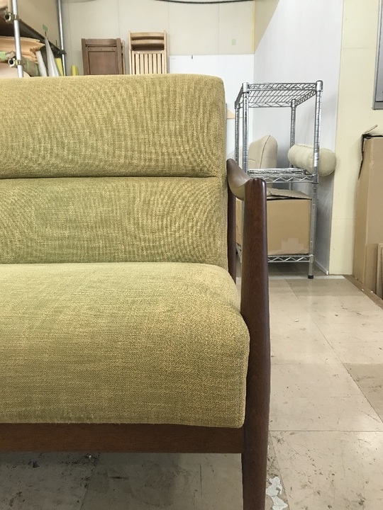 ソファ張り替えビフォーアフター