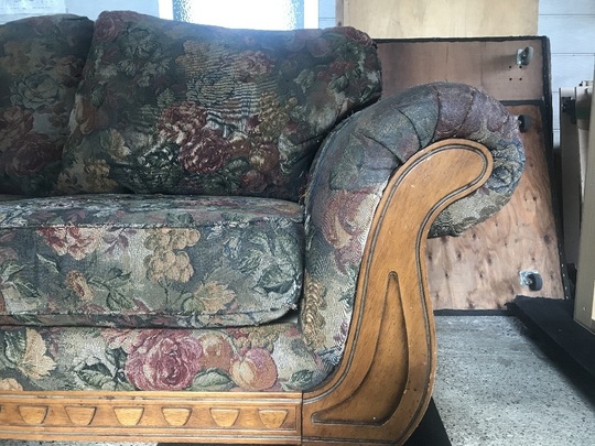 ソファ張り替え、バネ修理ビフォーアフター